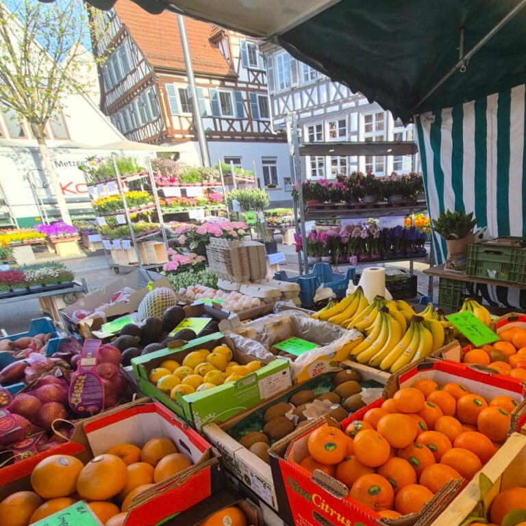 Unser Verkaufsstand in Kirchheim © 2026, eigene Aufnahme